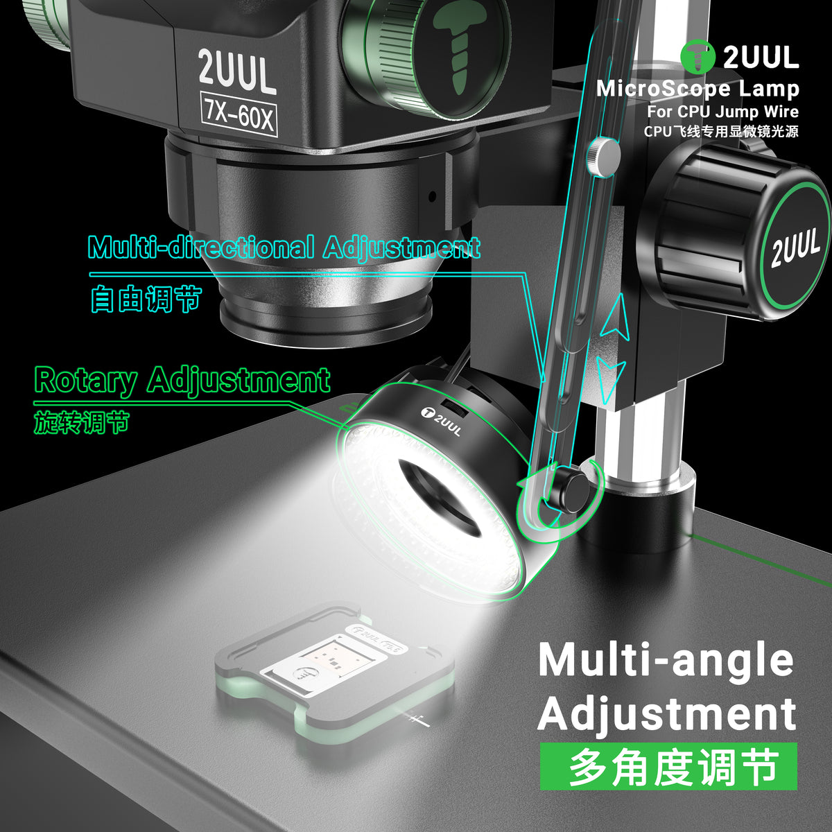 Lampara universal para microscopio MS96 2UUL